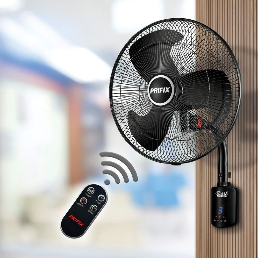 Prifix Shark wall fan with remote - Prifix