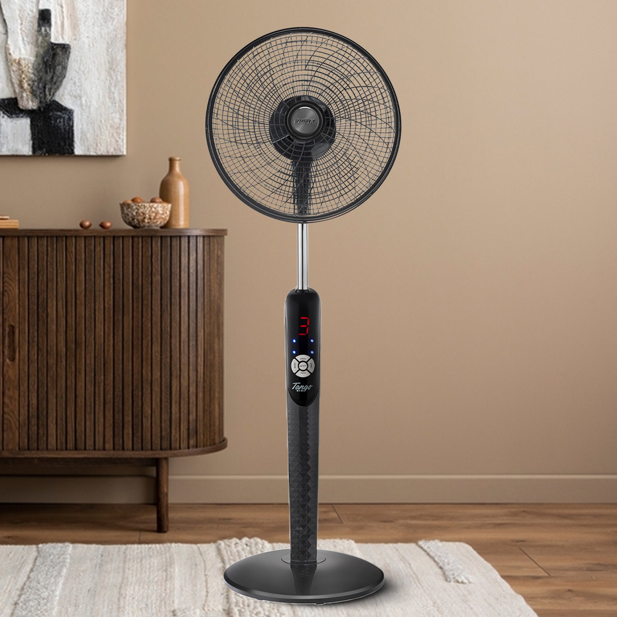 Prifix Tango stand fan with remote