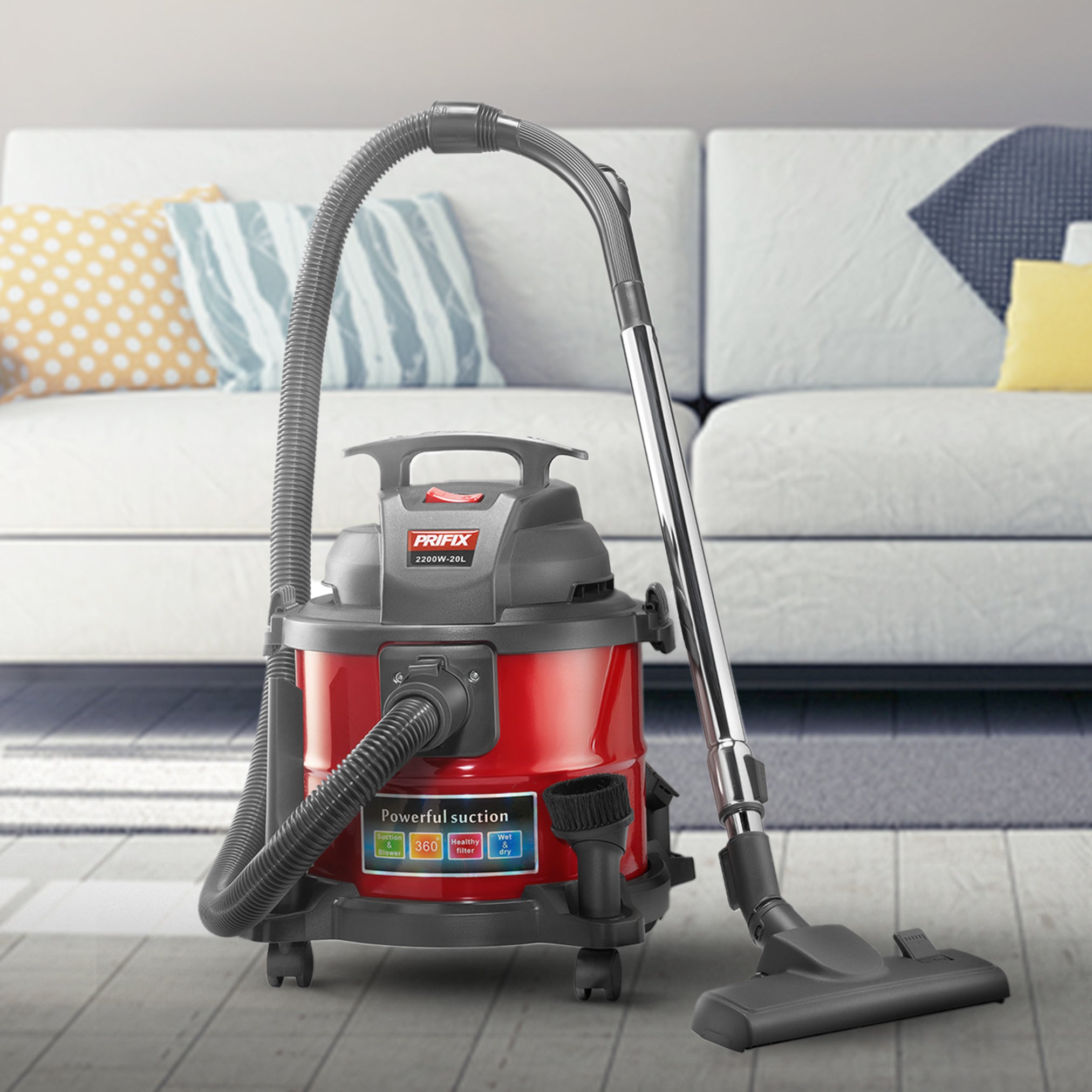 El-Dababa Vacuum 2200 w Red