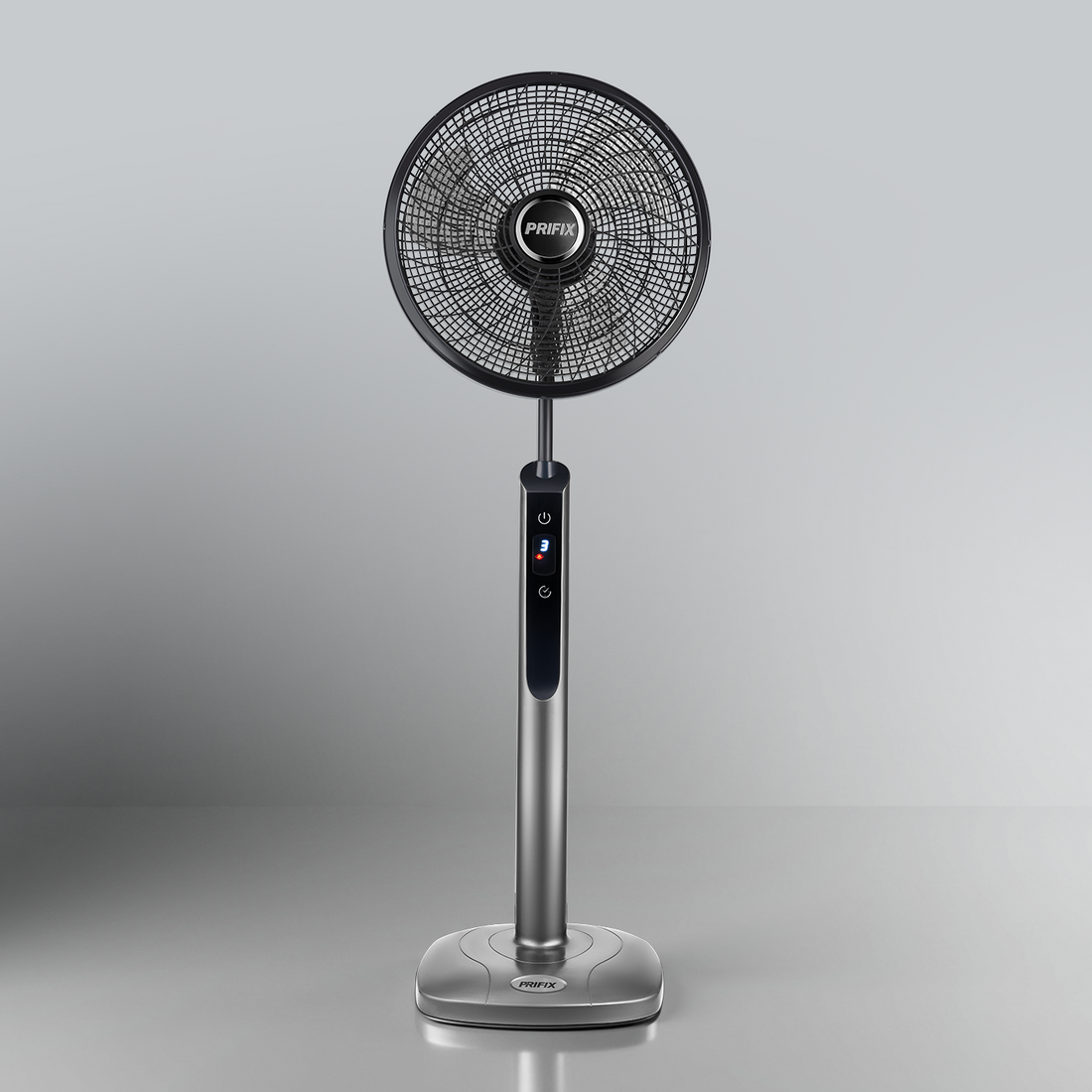 Prifix Hawaii 18 PRO stand fan with remote SILVER