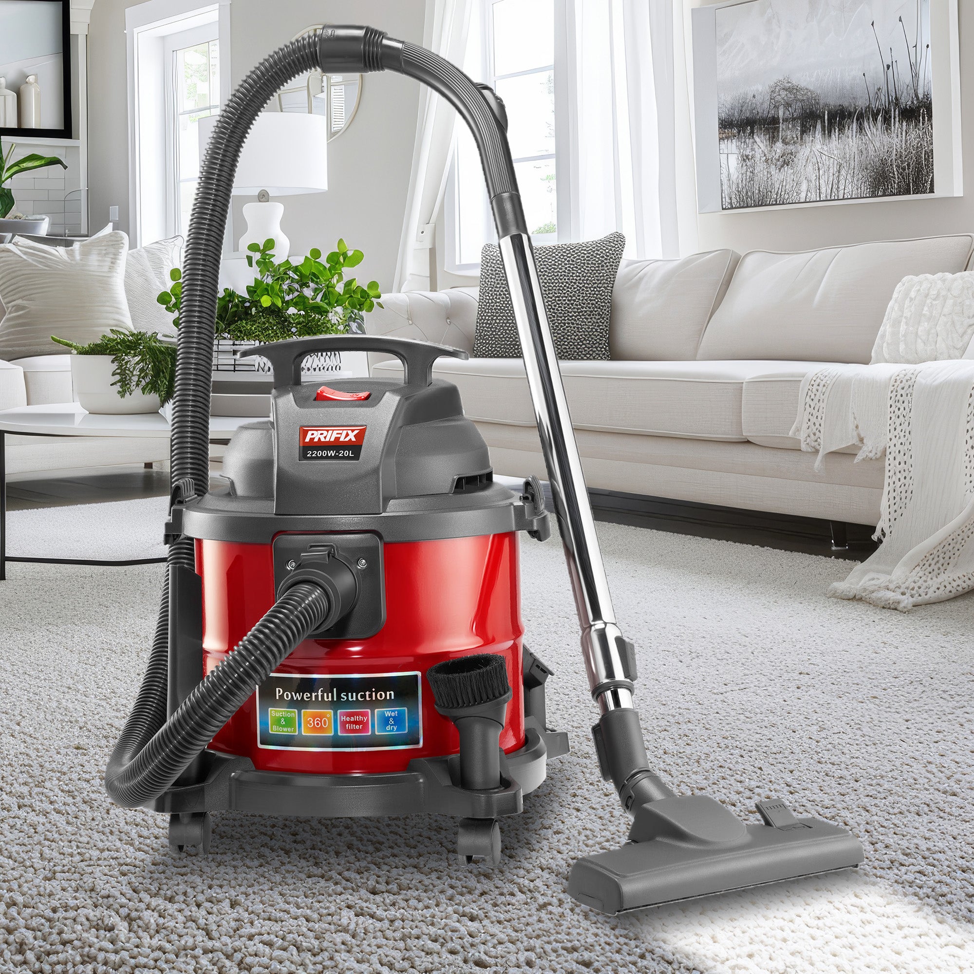 El-Dababa Vacuum 2200 w Red