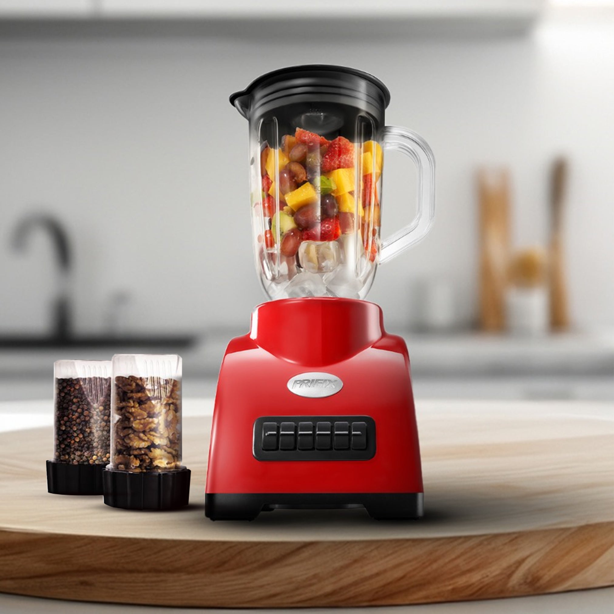 Prifix Chef blender/grinder red 450 watt