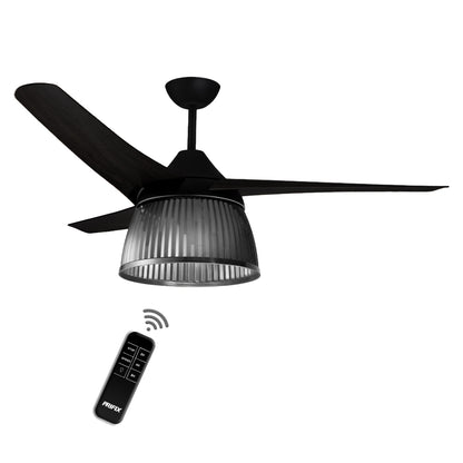 Prifix Black Jumbo ceiling fan with remote - Prifix