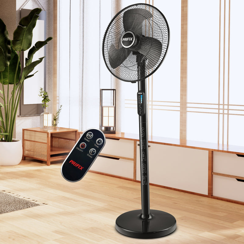 Prifix Shark stand fan with remote