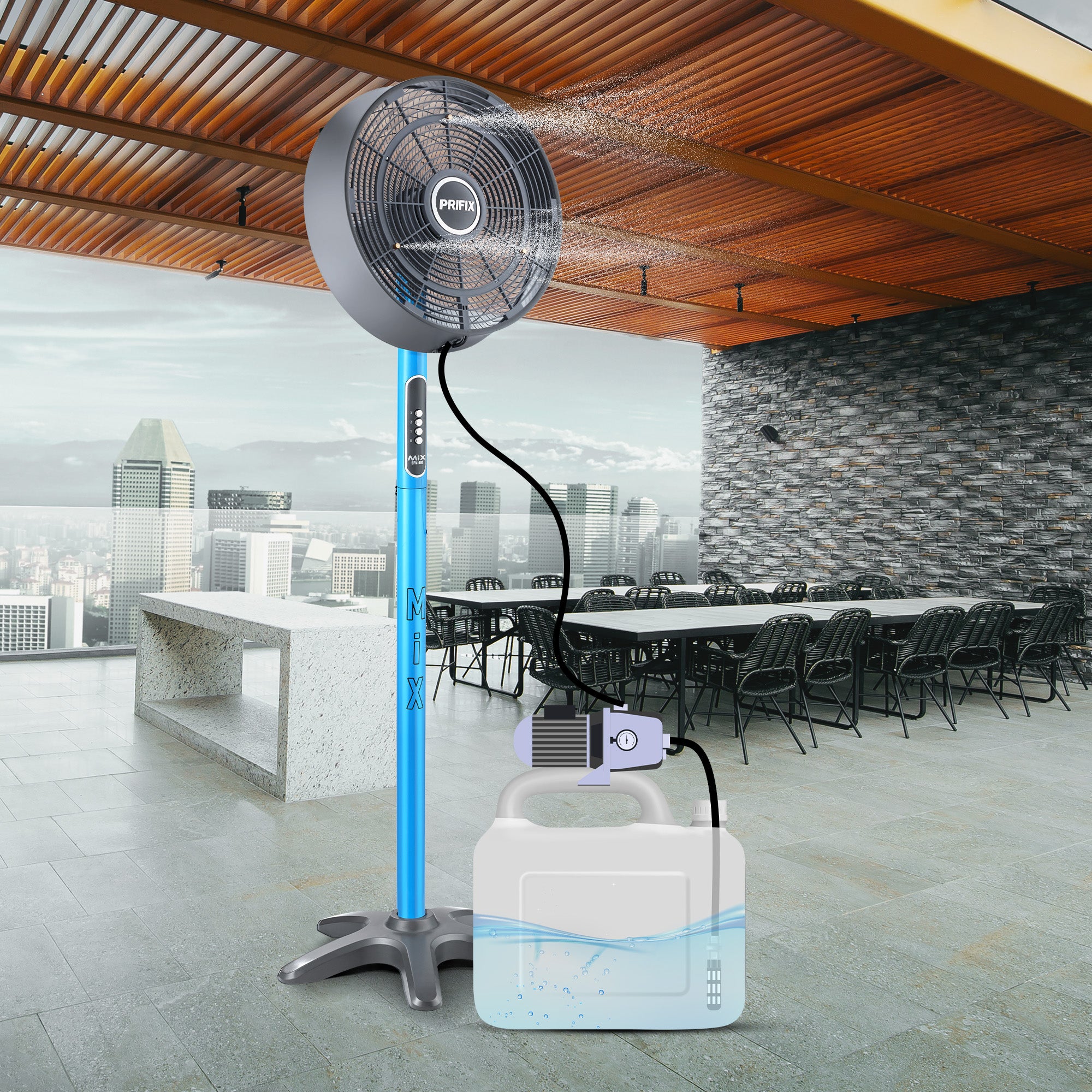 مروحة بريفكس ميكس مع مضخة