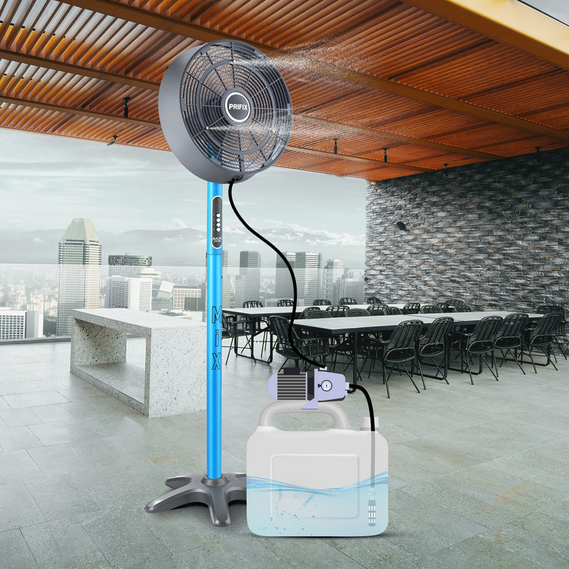 Prifix Mix stand fan with pump