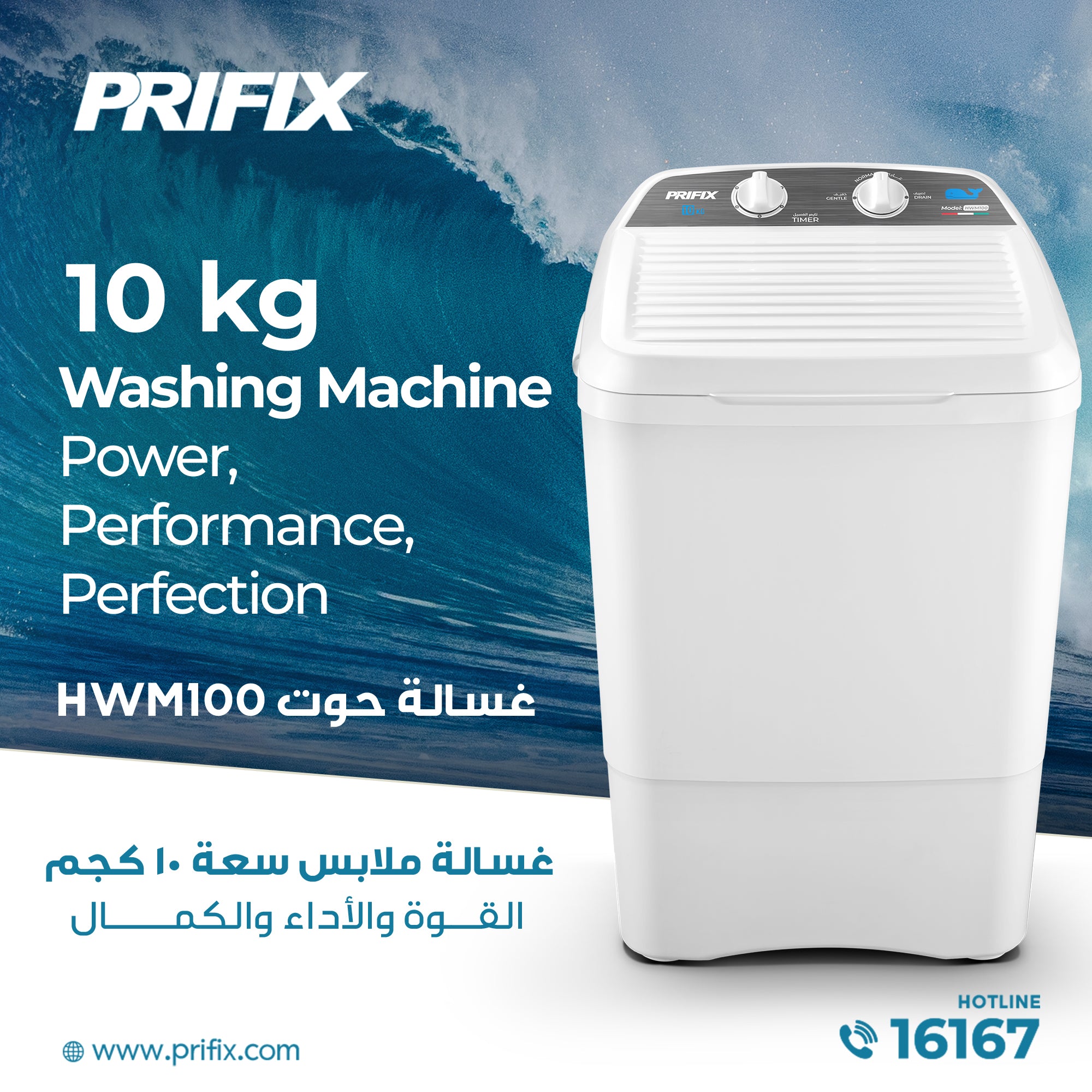 Whale 10 kg Washing Machine