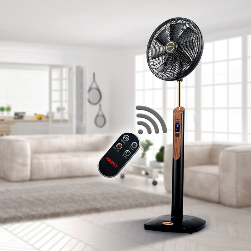 Prifix Hawaii stand fan with remote