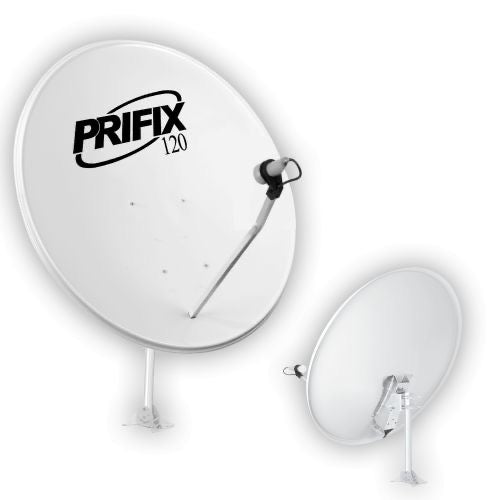 Prifix 1.2-Meter Satellite Dish with Fixed Steel Base