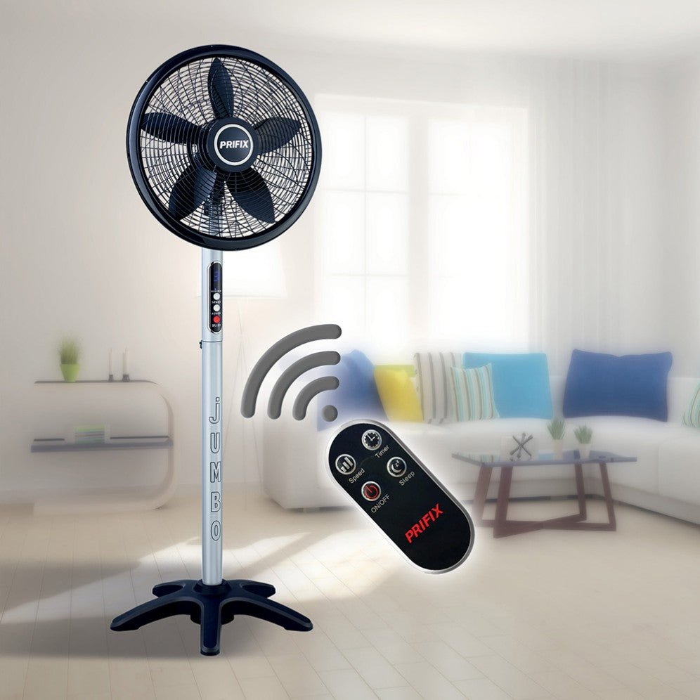 Prifix Jumbo stand fan with remote - Prifix