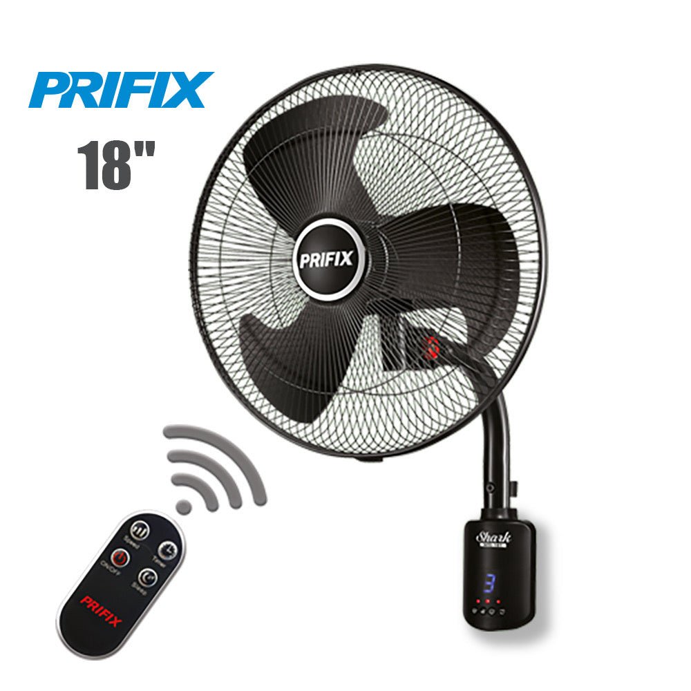 Prifix Shark wall fan with remote - Prifix